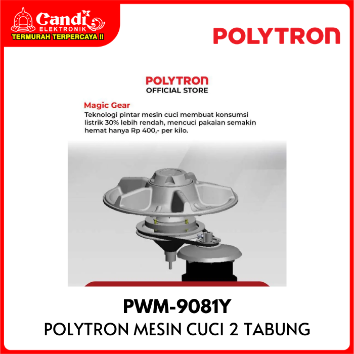 Polytron  Washing Machine Twin Tub